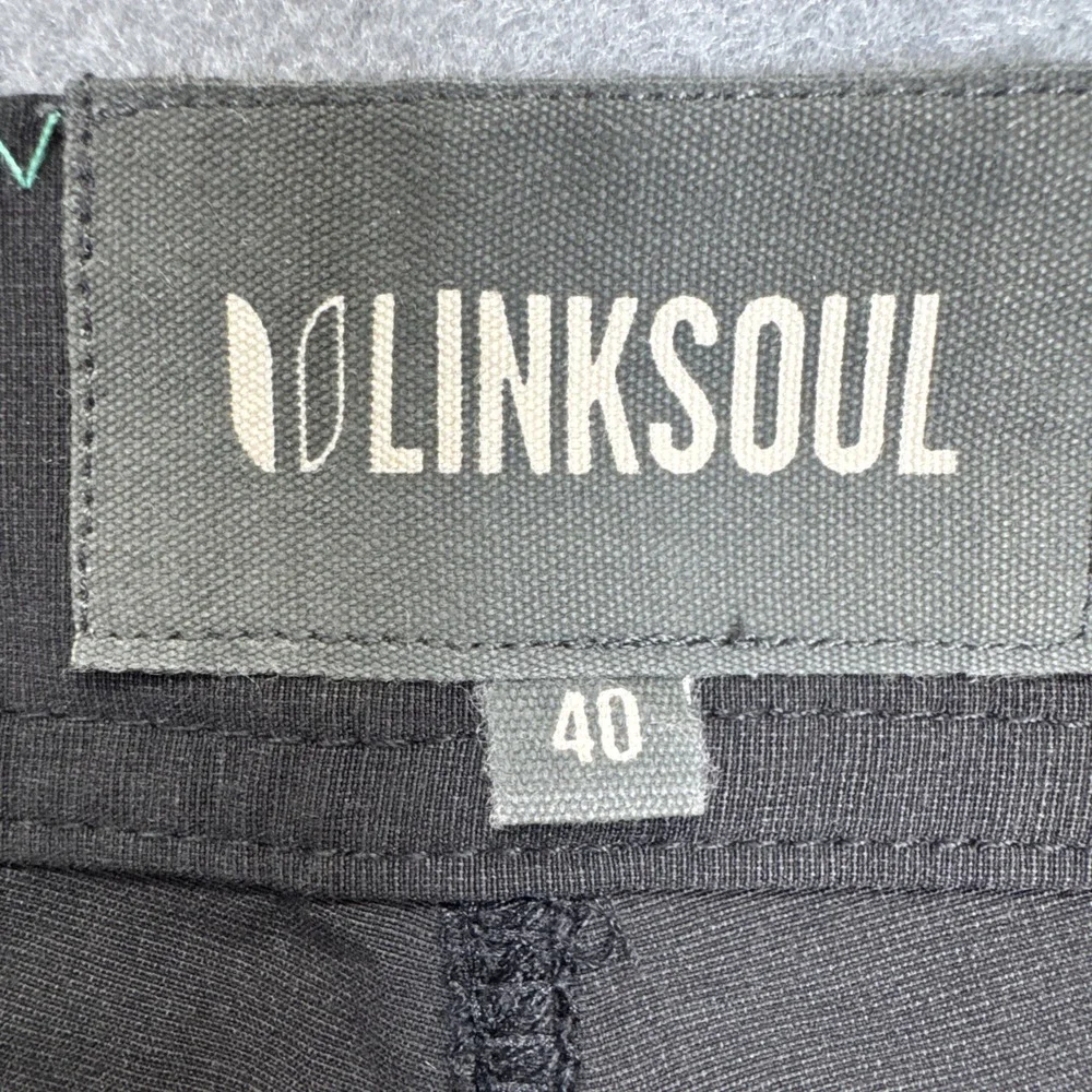 Linksoul Shorts Mens 40 Black Boardwalker‎ Boardshorts Golf Swim LS6113